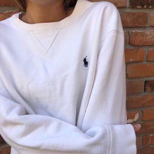 Polo / Ralph Lauren - White Sweatshirt
